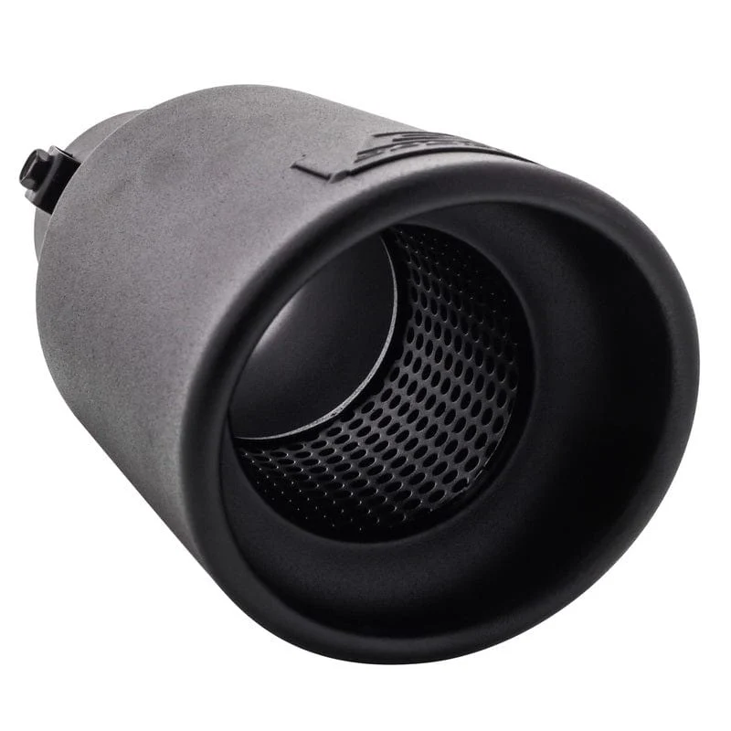 DC Sport Black Universal Bolt On Exhaust Slant Cut Tip 2.25" Inlet 3.75" Outlet - Image 5