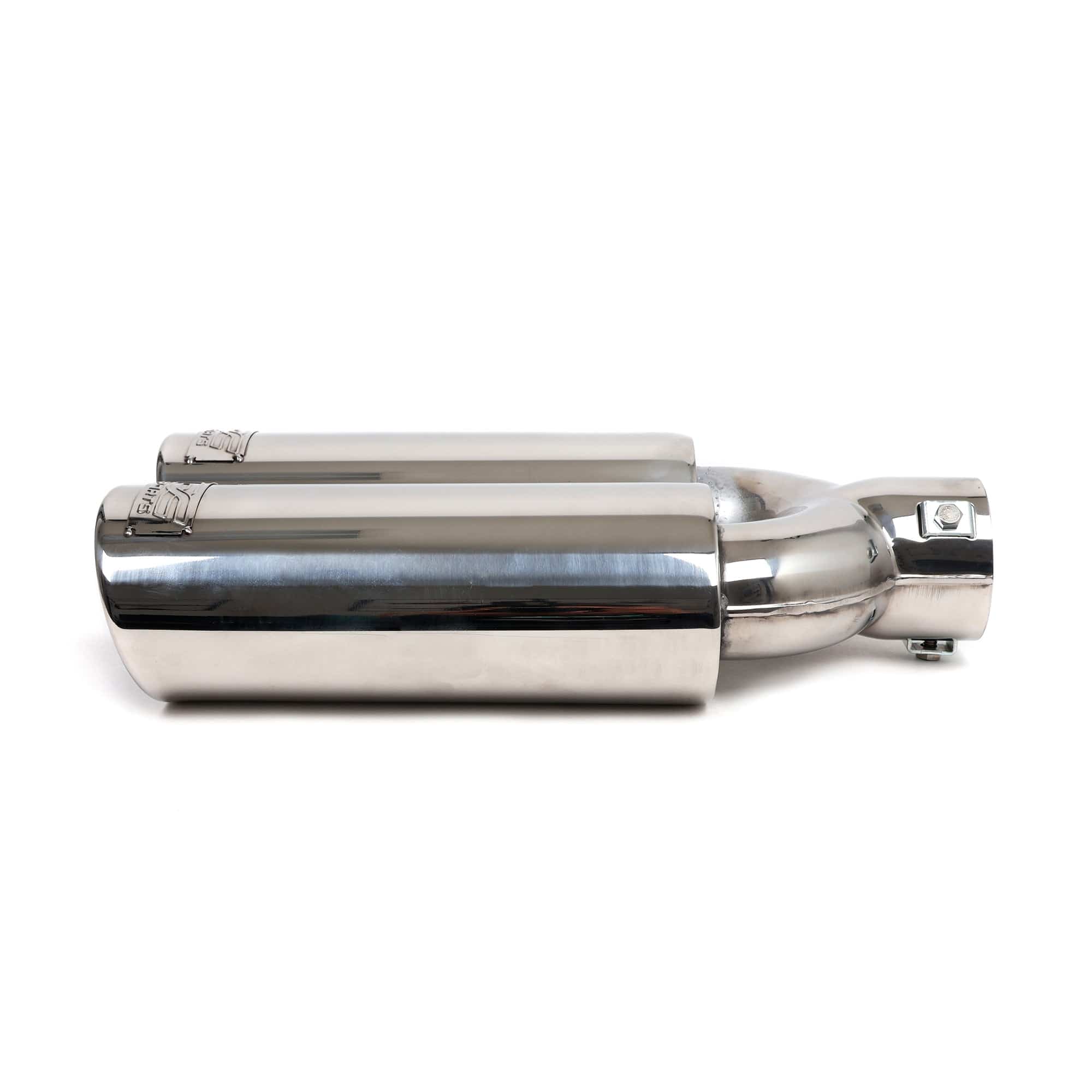 DC Sport Polished Stainless Universal Bolt On Exhaust Tip 2.375" 5 Inlet 3.75" Outlet - Image 3