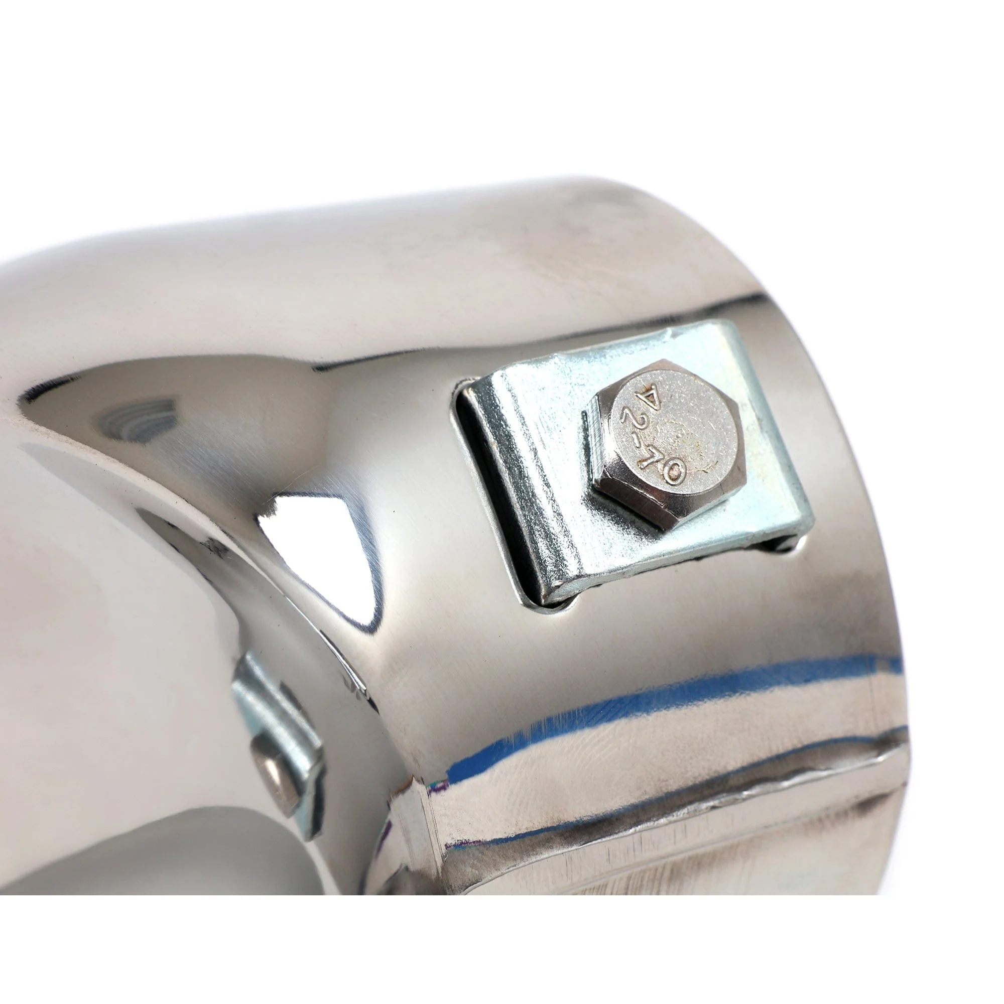 DC Sport Polished Stainless Universal Bolt On Exhaust Tip 2.375" 5 Inlet 3.75" Outlet - Image 7