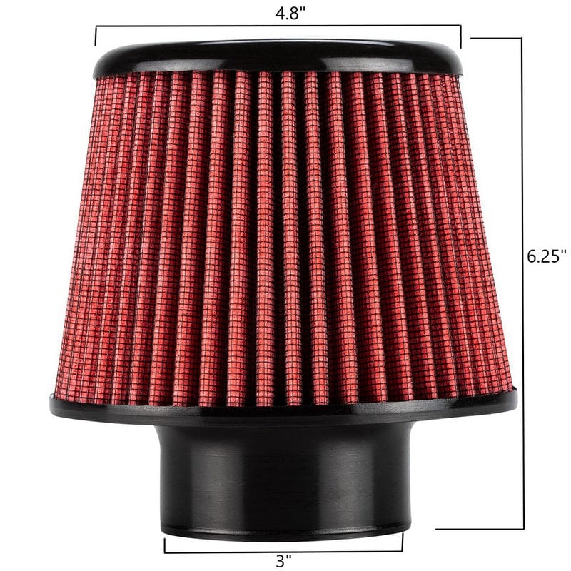 DC Sports 3" Replacement Air Filter Open Top - Image 3