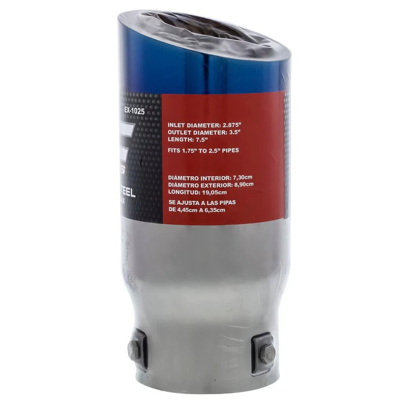 DC Sports Burnt Bolt On Slant Cut Exhaust Tip 2.875"/3.5" - Image 5
