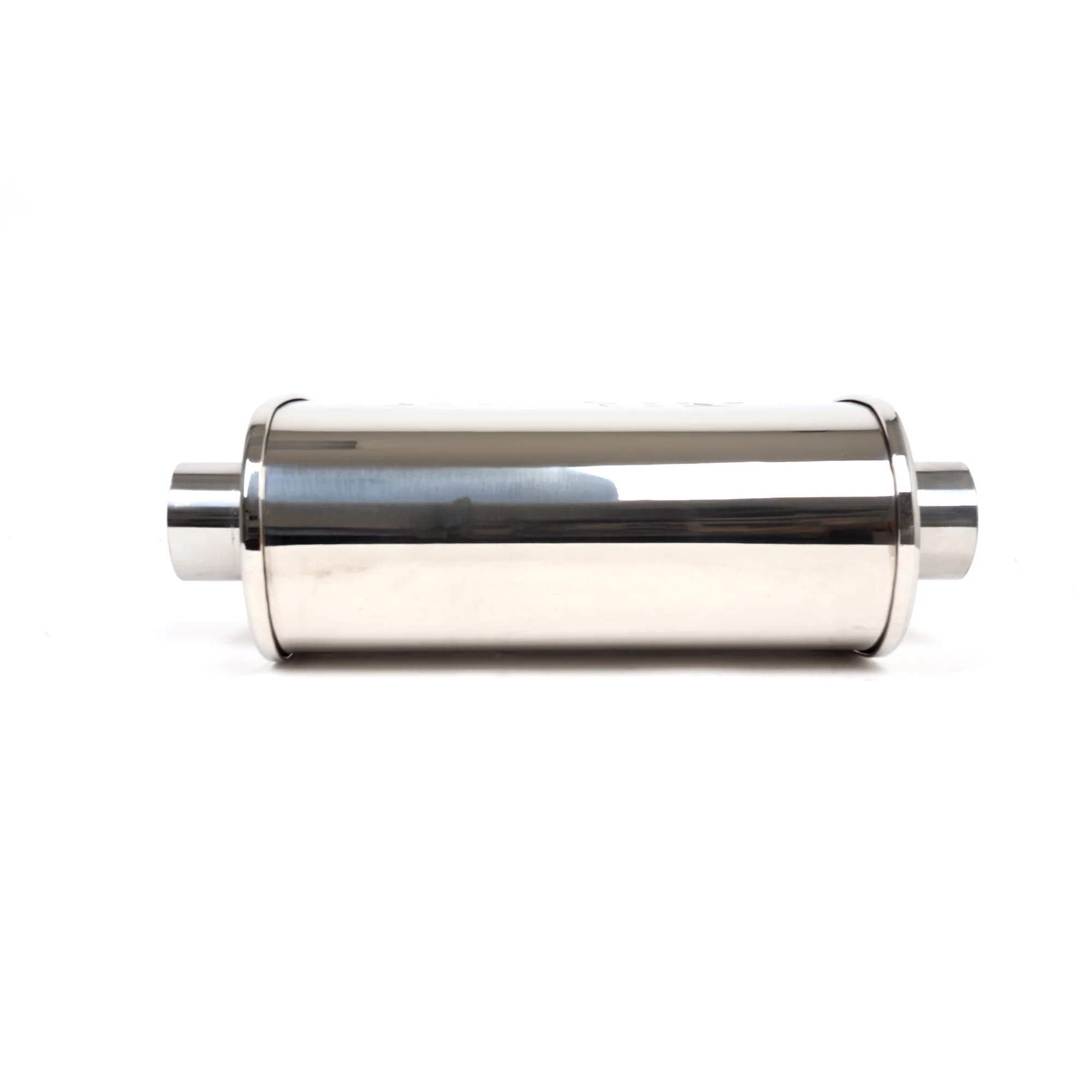 DC Sports Universal Oval Muffler 2.5" Inlet 2.5" Outlet - Image 3