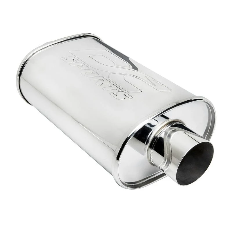 DC Sports Universal Oval Muffler 3" Inlet / 3" Outlet