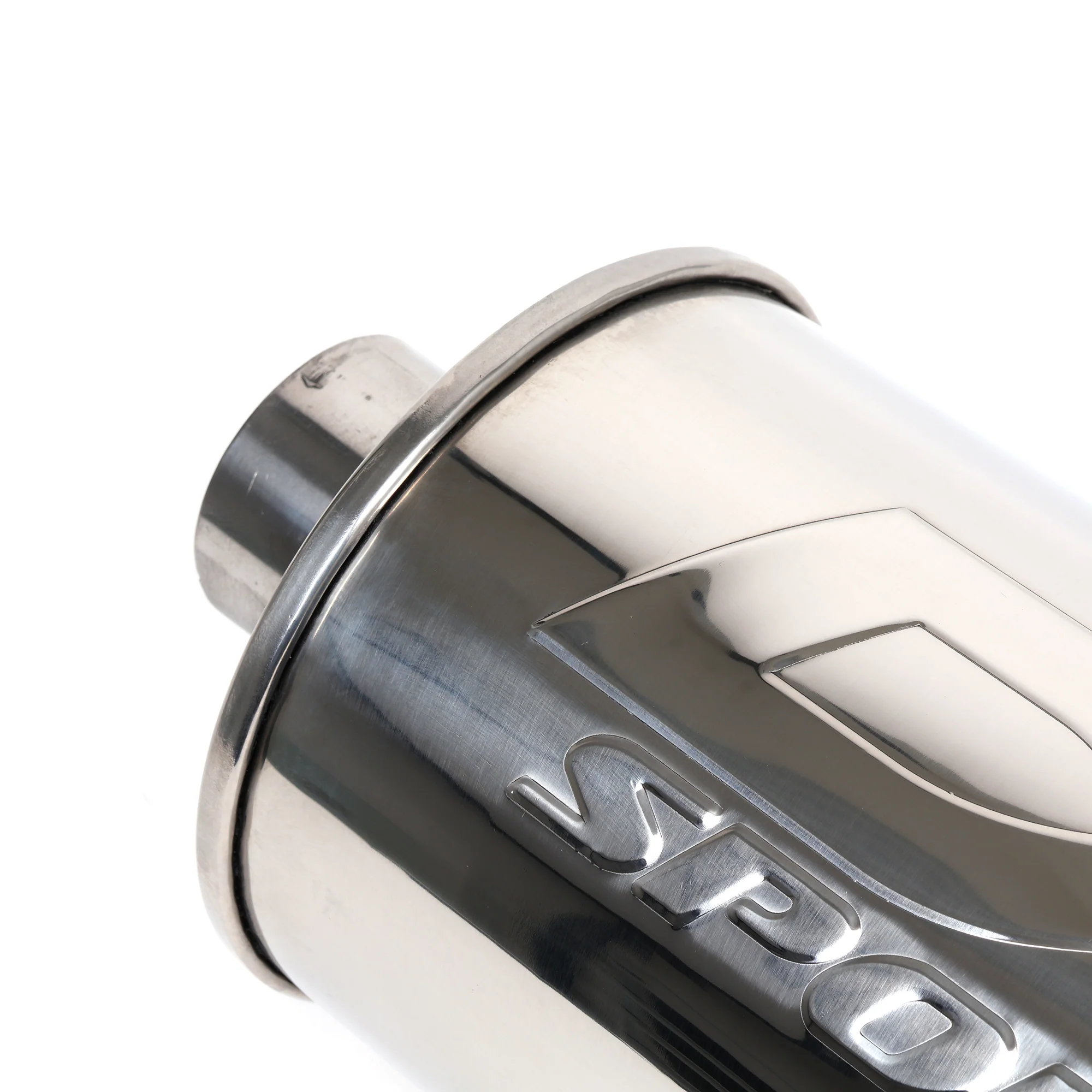 DC Sports Universal Round Muffler 2.5" Inlet / 3" Outlet - Image 5