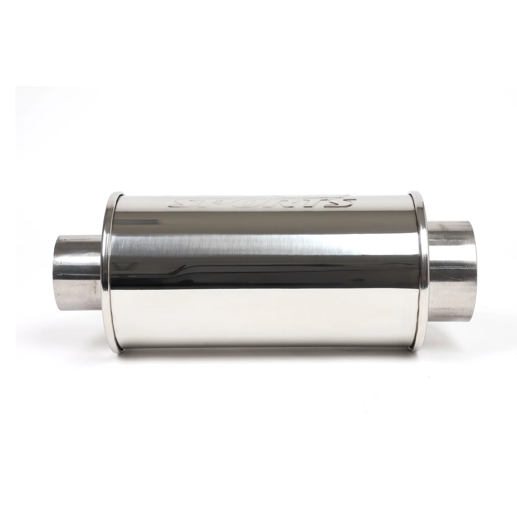 DC Sports Universal Round Muffler 3" Inlet / 4" Outlet - Image 3