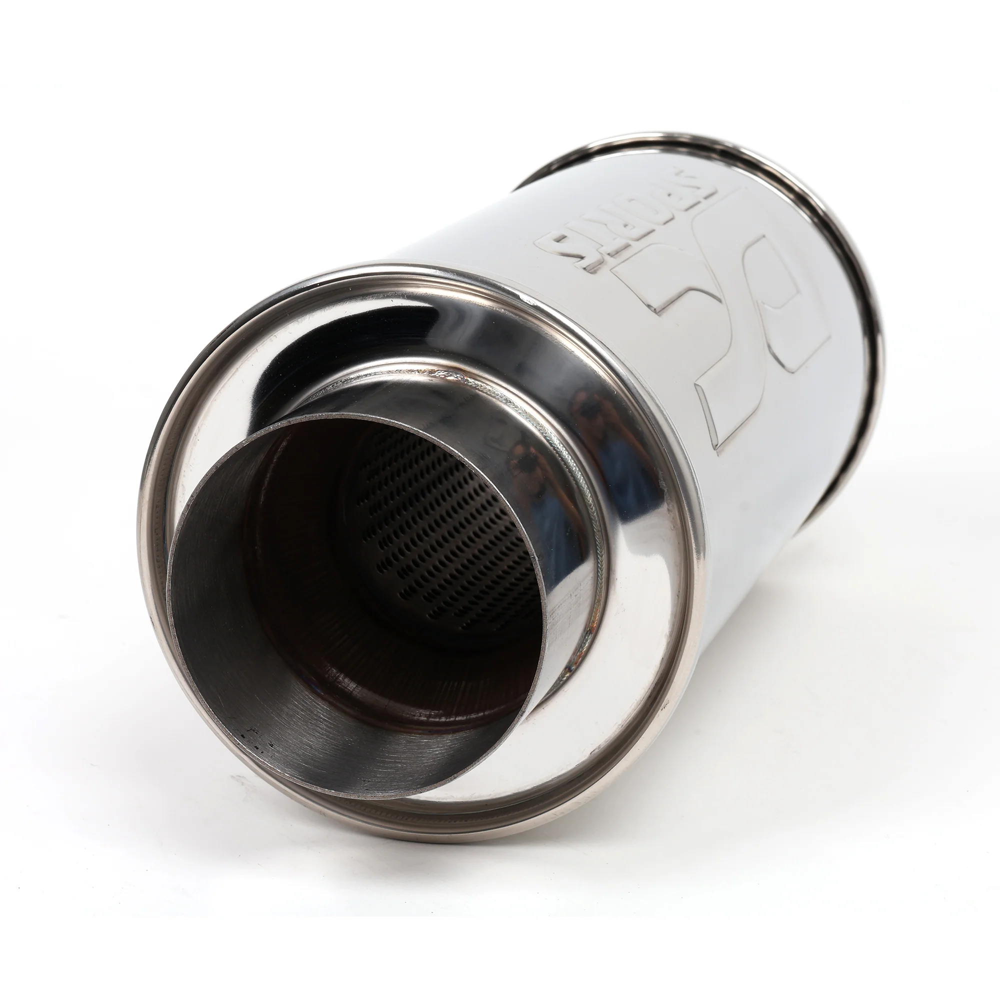 DC Sports Universal Round Muffler 3" Inlet / 4" Outlet - Image 5