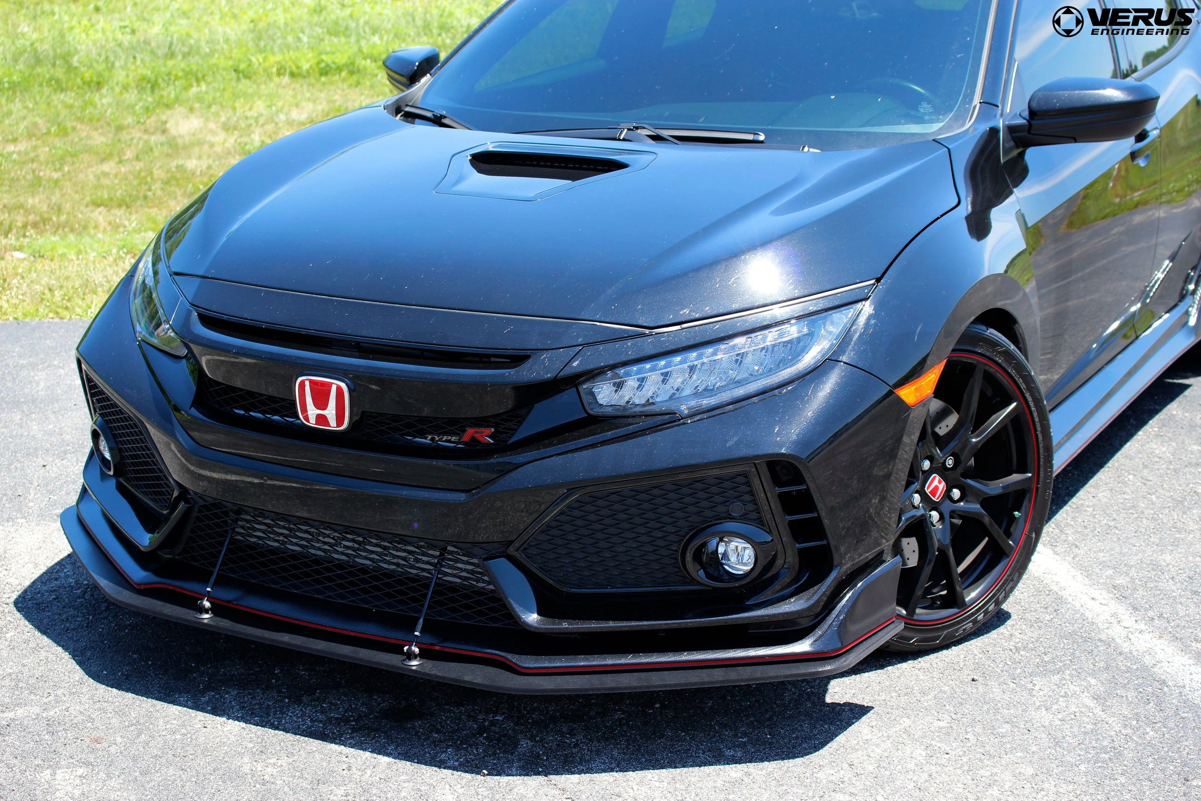 Verus Engineering Honda Civic Type R FK8 Front Splitter Kit - Image 3
