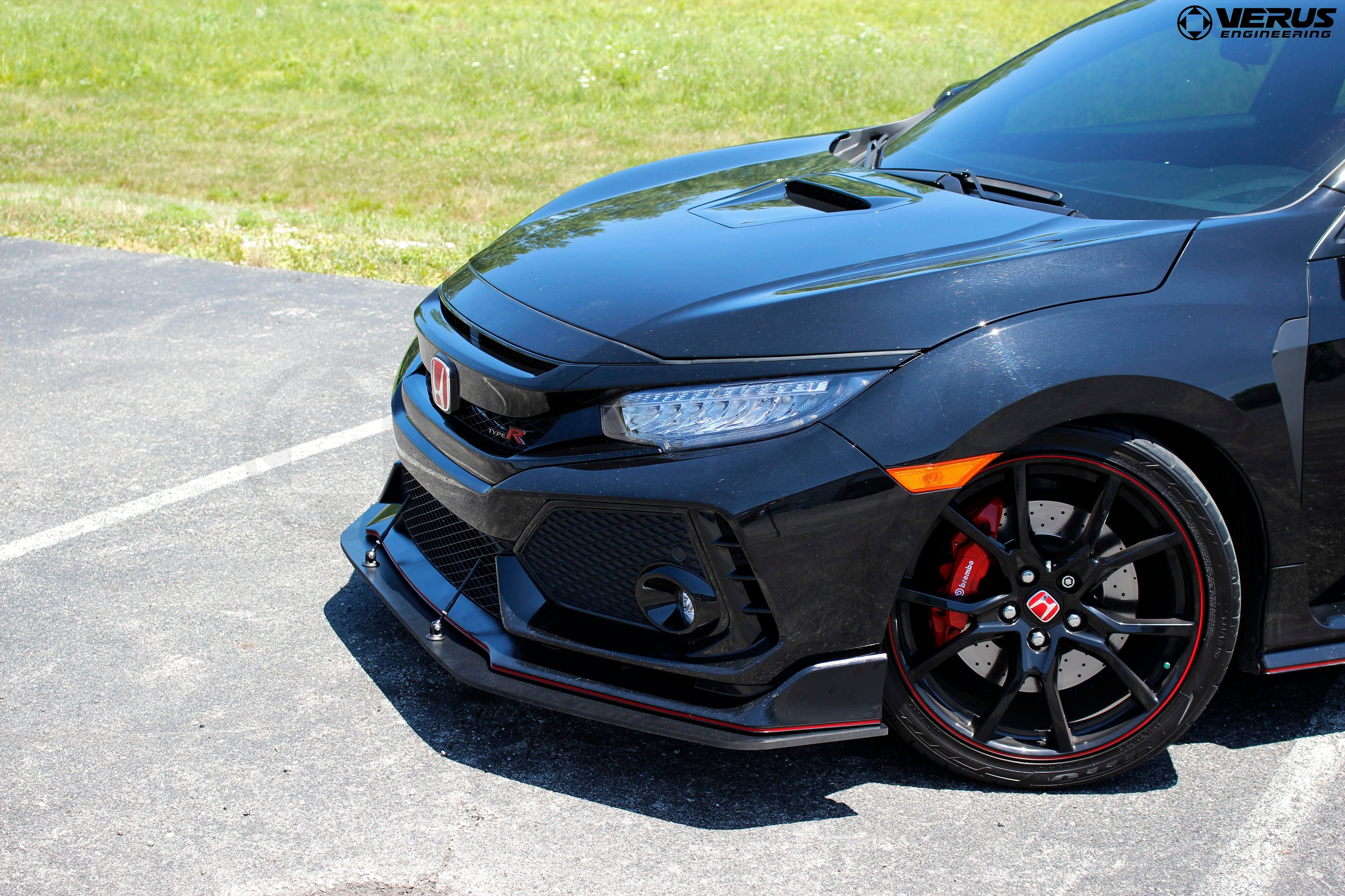 Verus Engineering Honda Civic Type R FK8 Front Splitter Kit - Image 5